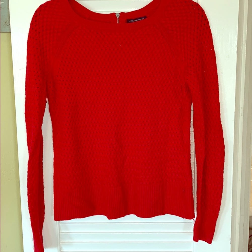 Red sweater